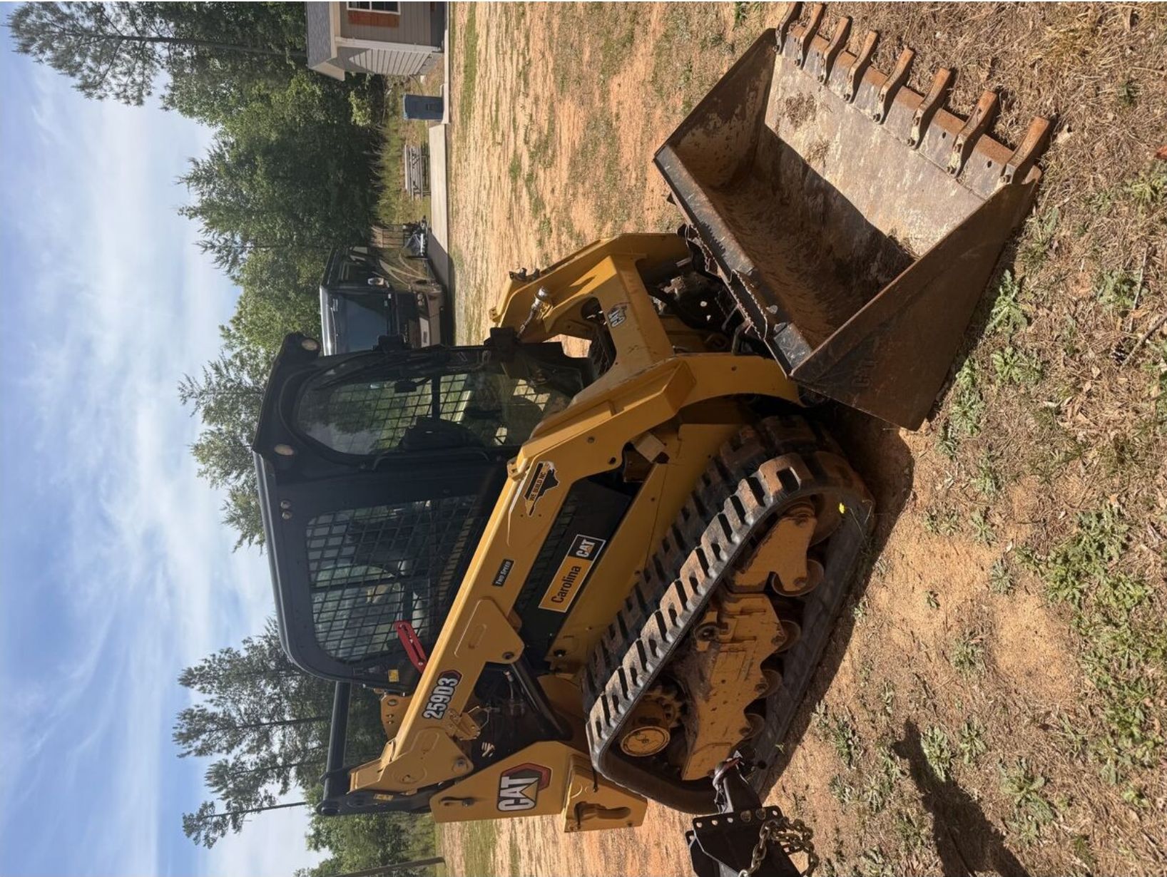 CAT 305 Mini Excavator — Front